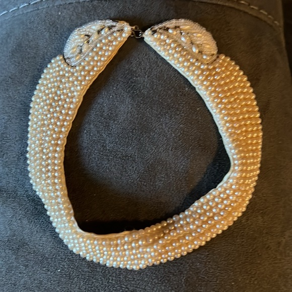 Vintage Hand Made Satin Beaded
Clutch Coin Purse Bag with zipper and collar - Picture 4 of 7